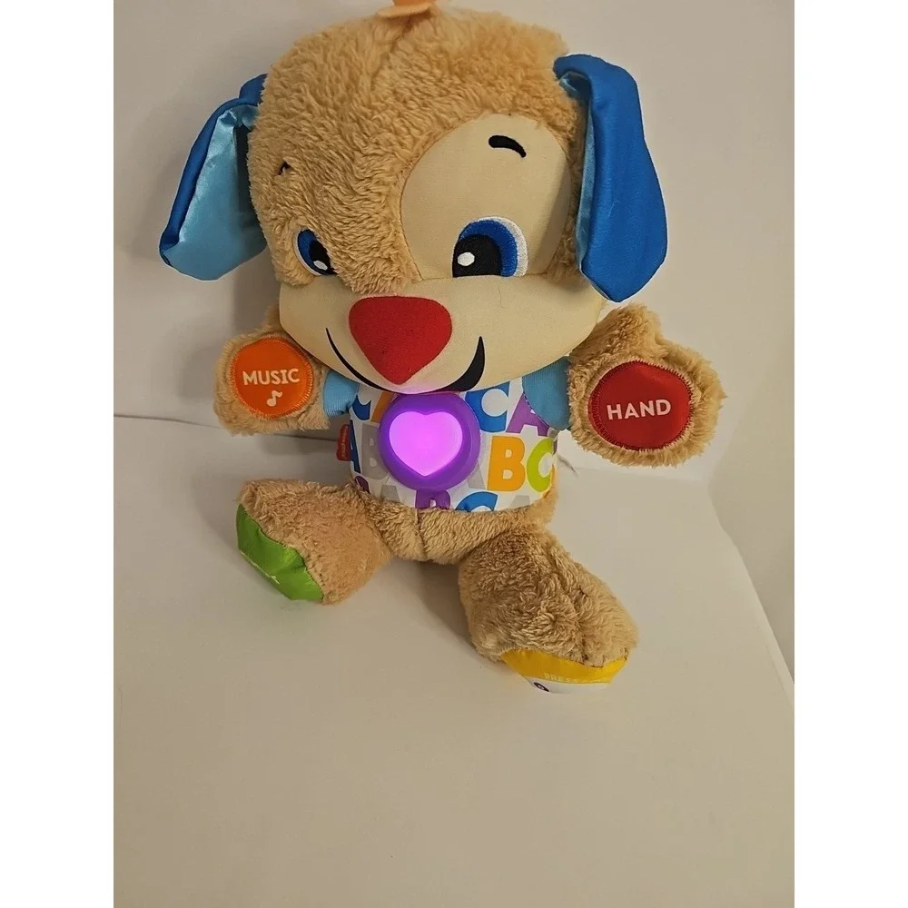 Fisher Price Laugh & Learn Puppy Interactive Musical Plush ABC Toy 11